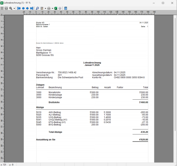 Lohnbuchhaltung Lohnabrechnung