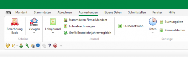 SelectLine Lohn - Ferien - Stundenabrechnung